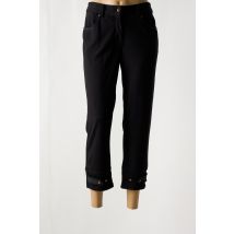 JAC JAC - Pantalon 7/8 noir en viscose - Femme - Taille 40 - Modz