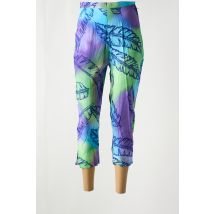 GARUDA GARUZO - Pantacourt bleu en viscose - Femme - Taille 36 - Modz