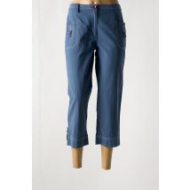 JAC JAC - Pantacourt bleu en coton - Femme - Taille 40 - Modz
