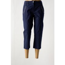 JAC JAC - Pantacourt bleu en coton - Femme - Taille 40 - Modz