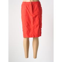 JAC JAC - Jupe mi-longue rouge en coton - Femme - Taille 38 - Modz