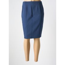 PANDOLFI - Jupe mi-longue bleu en viscose - Femme - Taille 40 - Modz
