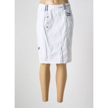 LES MARINS DE JAC JAC - Jupe mi-longue blanc en coton - Femme - Taille 38 - Modz