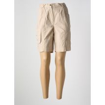 EVER EASY BY JAC JAC - Bermuda beige en coton - Femme - Taille 36 - Modz