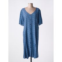CREAM - Robe mi-longue bleu en viscose - Femme - Taille 46 - Modz