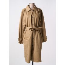 KAFFE - Trench marron en polyester - Femme - Taille 42 - Modz