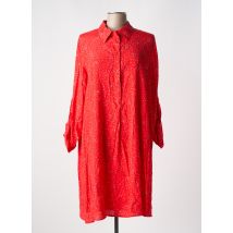 ZILCH - Robe mi-longue rouge en viscose - Femme - Taille 46 - Modz