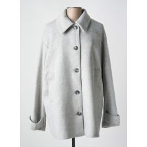 KAFFE - Manteau court gris en polyester - Femme - Taille 46 - Modz