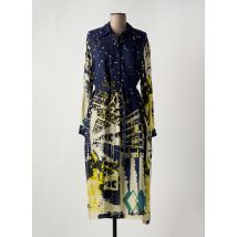 OTTOD'AME - Robe mi-longue bleu en viscose - Femme - Taille 36 - Modz