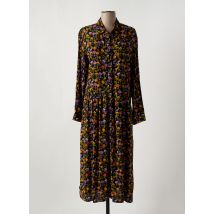 SUZIE WINKLE - Robe mi-longue noir en viscose - Femme - Taille 40 - Modz