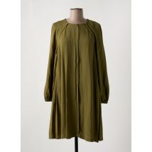 MANILA GRACE - Robe mi-longue vert en viscose - Femme - Taille 38 - Modz