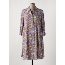 ATTIC AND BARN - Robe courte violet en viscose - Femme - Taille 38 - Modz
