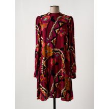KING LOUIE - Robe mi-longue rouge en viscose - Femme - Taille 36 - Modz