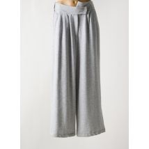 PLEASE - Pantalon large gris en coton - Femme - Taille 38 - Modz