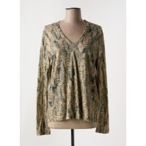 MAJESTIC FILATURES - T-shirt beige en lyocell - Femme - Taille 38 - Modz
