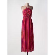 GRACE & MILA - Robe longue rose en polyester - Femme - Taille 40 - Modz