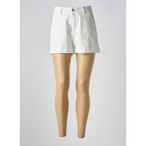 MUSY MUSE - Short blanc en coton - Femme - Taille 40 - Modz