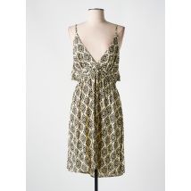 LILI & LALA - Robe mi-longue beige en viscose - Femme - Taille 40 - Modz