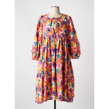 CHICOSOLEIL - Robe mi-longue orange en coton - Femme - Taille 36 - Modz