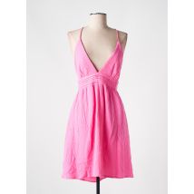 LILI & LALA - Robe mi-longue rose en coton - Femme - Taille 38 - Modz