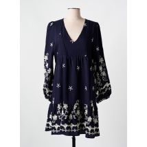 LILI & LALA - Robe mi-longue bleu en viscose - Femme - Taille 40 - Modz