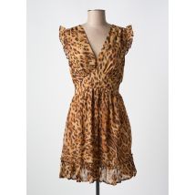 GOA - Robe courte marron en polyester - Femme - Taille 36 - Modz