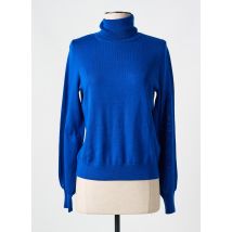 ESPRIT - Pull col roulé bleu en laine - Femme - Taille 36 - Modz