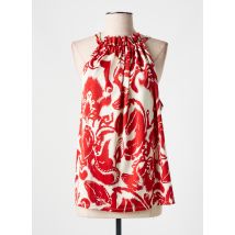 CHOKLATE - Blouse rouge en satin - Femme - Taille TU - Modz