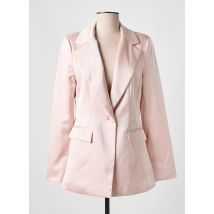 ATTENTIF - Blazer rose en polyester - Femme - Taille 36 - Modz