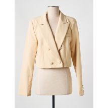 ATTENTIF - Blazer beige en polyester - Femme - Taille 40 - Modz