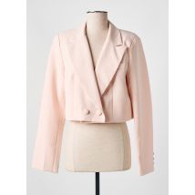 ATTENTIF - Blazer rose en polyester - Femme - Taille 40 - Modz