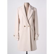 BEAUMONT - Manteau long beige en polyester - Femme - Taille 38 - Modz