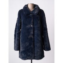 CHARMING SMILE - Manteau court bleu en polyester - Femme - Taille 40 - Modz