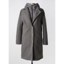 BEAUMONT - Manteau long gris en polyester - Femme - Taille 46 - Modz