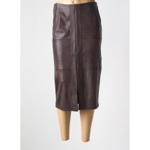 EVA KAYAN - Jupe mi-longue marron en polyester - Femme - Taille 36 - Modz