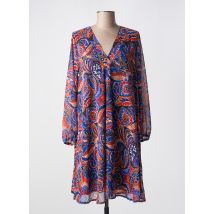RUE DES ABBESSES - Robe mi-longue bleu en polyester - Femme - Taille 36 - Modz