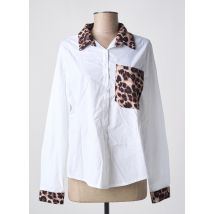 RUE DES ABBESSES - Chemisier blanc en coton - Femme - Taille 36 - Modz