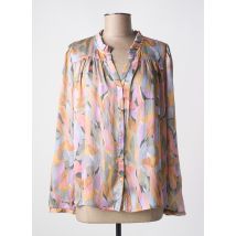 RUE DES ABBESSES - Chemisier rose en polyester - Femme - Taille 36 - Modz