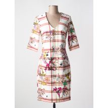 QUATTRO - Robe mi-longue beige en polyester - Femme - Taille 38 - Modz