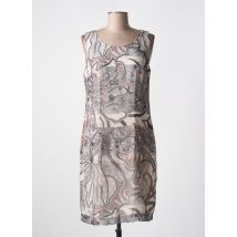 QUATTRO - Robe mi-longue gris en polyester - Femme - Taille 50 - Modz