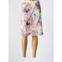QUATTRO - Jupe mi-longue blanc en coton - Femme - Taille 38 - Modz
