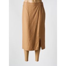 MERI & ESCA - Jupe mi-longue marron en viscose - Femme - Taille 40 - Modz