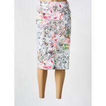 QUATTRO - Jupe mi-longue gris en coton - Femme - Taille 46 - Modz