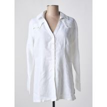 QUATTRO - Chemisier blanc en lin - Femme - Taille 38 - Modz