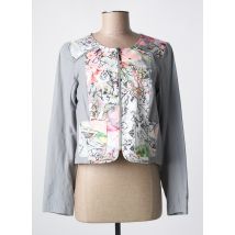 QUATTRO - Veste casual gris en coton - Femme - Taille 38 - Modz