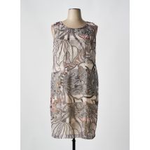 QUATTRO - Robe mi-longue beige en polyester - Femme - Taille 46 - Modz