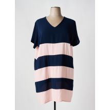 QUATTRO - Tunique manches courtes bleu en polyester - Femme - Taille 52 - Modz