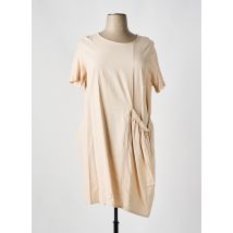 QUATTRO - Robe courte beige en lin - Femme - Taille 42 - Modz