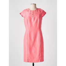 QUATTRO - Robe mi-longue rose en polyester - Femme - Taille 38 - Modz