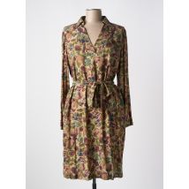 DIANA GALLESI - Robe mi-longue vert en viscose - Femme - Taille 40 - Modz